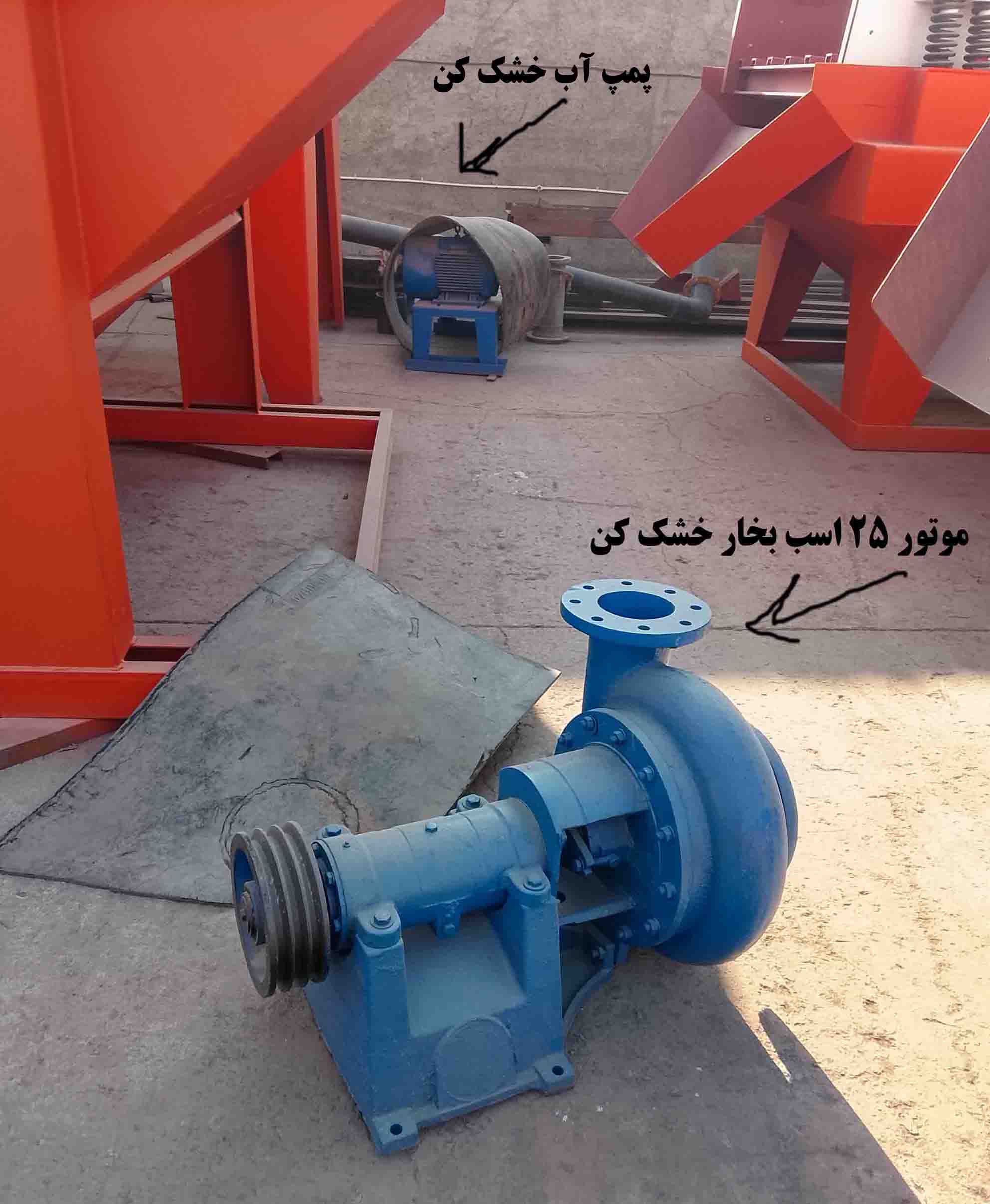 Sand Dryer Pump and Motor