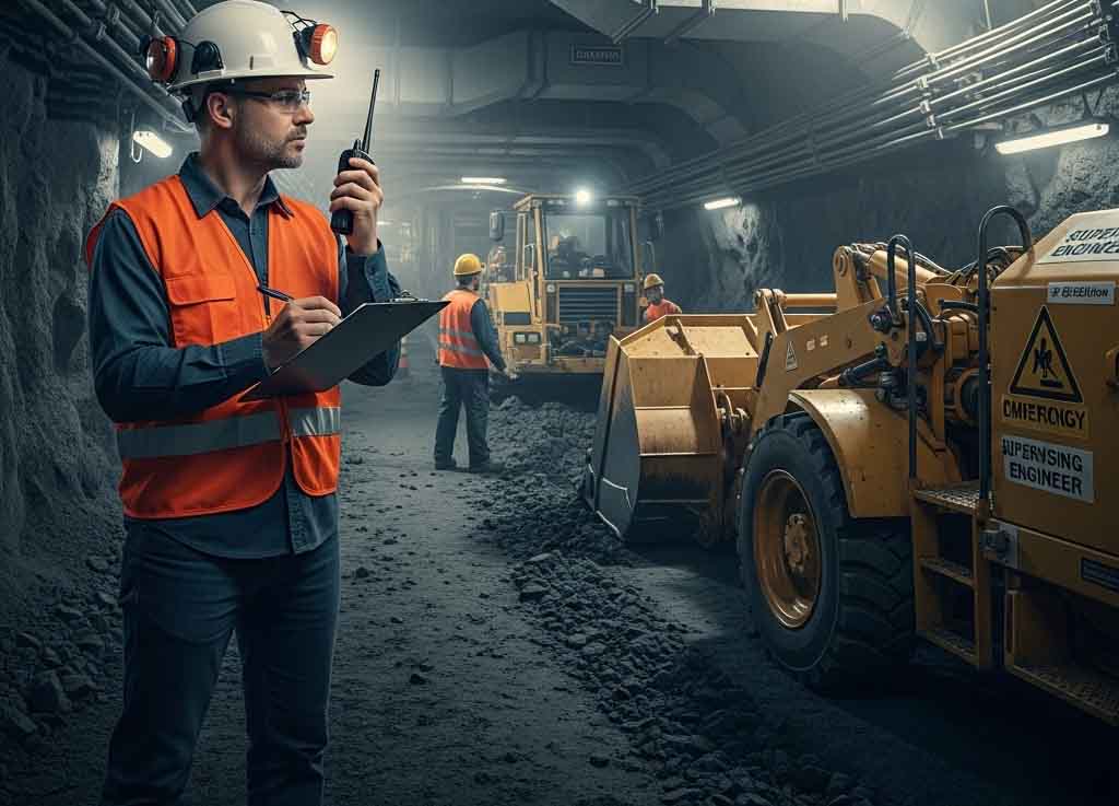 The role of a supervising engineer in the safety and operation of mines 1